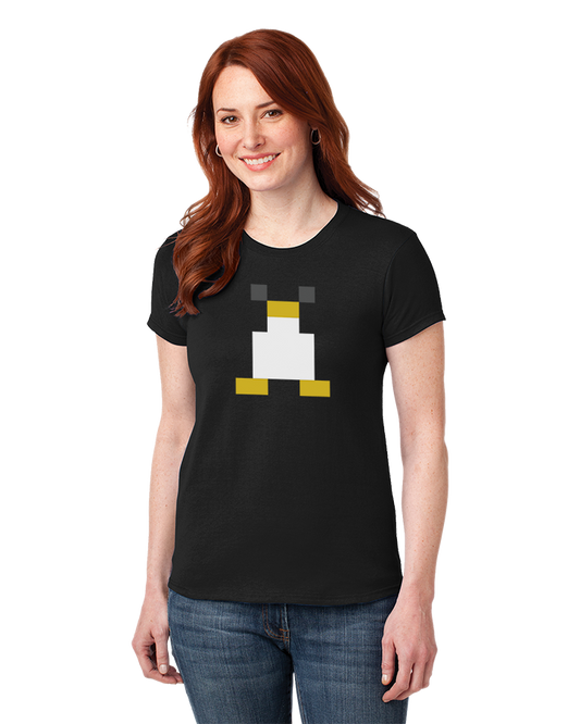 Pixel Tux Tee (Fitted)